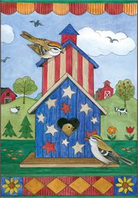 Toland Flag, American Birdhouse - House Flag