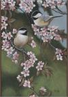 Toland Flag, Forget Me Not Chickadees - HF